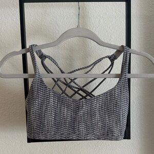 lululemon athletica Black Strappy Sports Bra